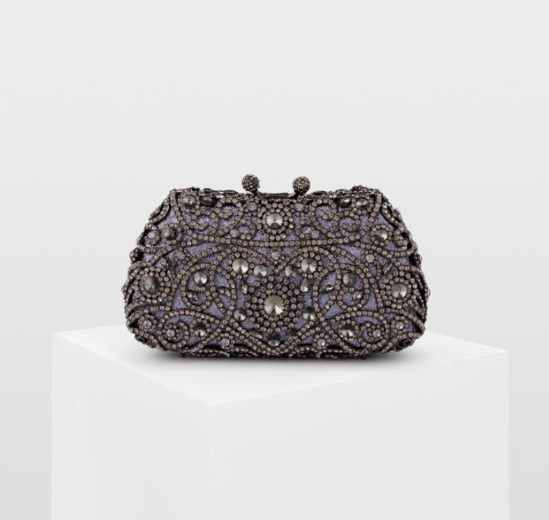 Crystal Beaded Evening Bag - SEEMS Lifestyle