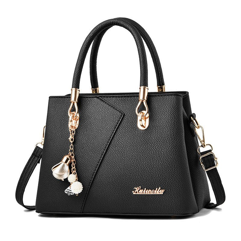 Fashion Litchi Pattern Shoulder Messenger Bag - SEEMS Lifestyle