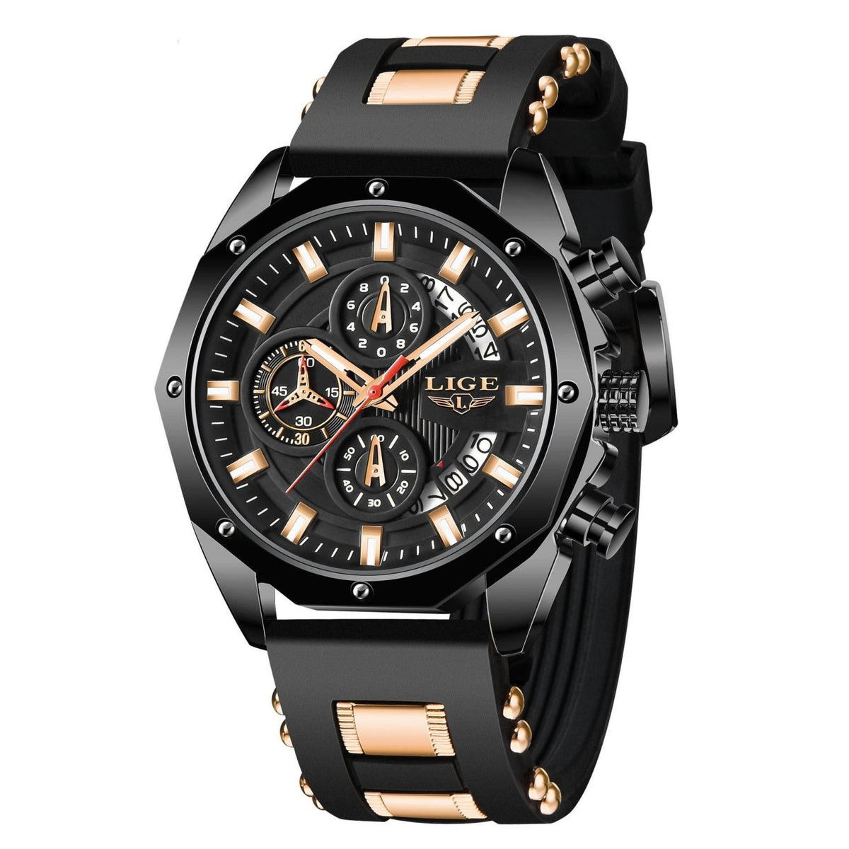 Fashion Mens Watches Top Brand Luxury Silicone Sport Watch - SEEMS Lifestyle