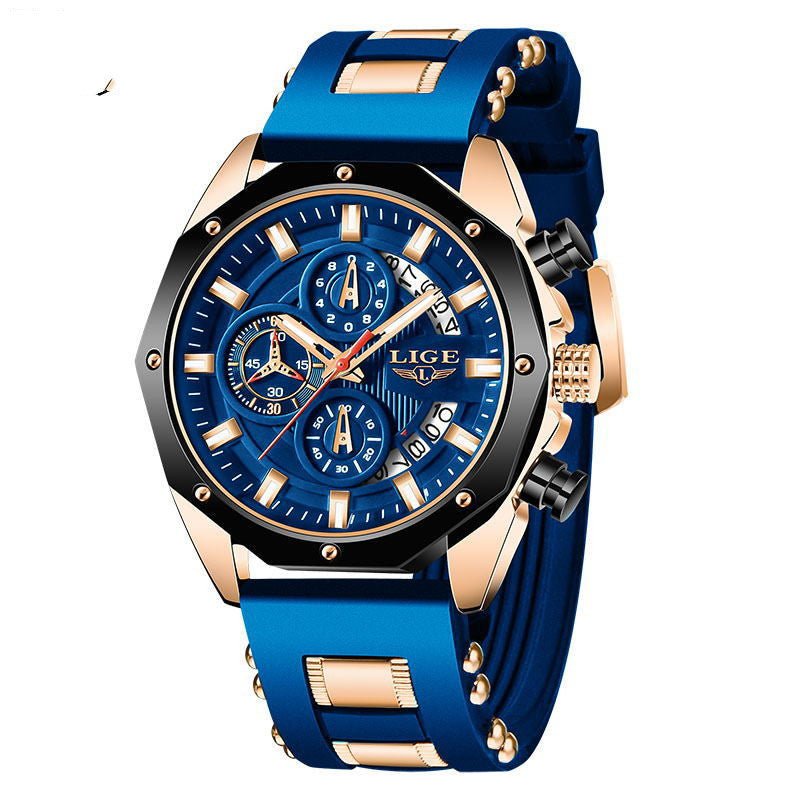 Fashion Mens Watches Top Brand Luxury Silicone Sport Watch - SEEMS Lifestyle