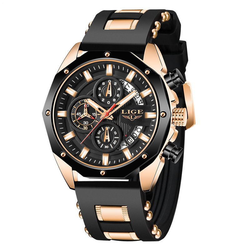 Fashion Mens Watches Top Brand Luxury Silicone Sport Watch - SEEMS Lifestyle