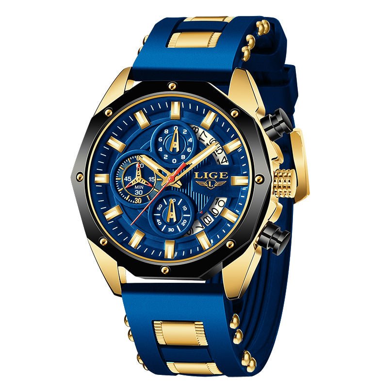 Fashion Mens Watches Top Brand Luxury Silicone Sport Watch - SEEMS Lifestyle