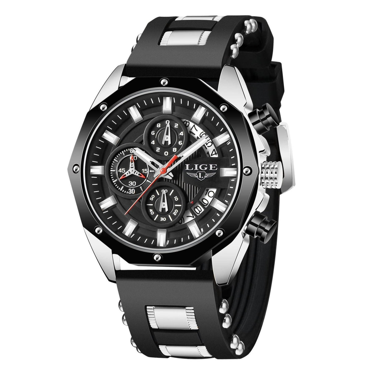 Fashion Mens Watches Top Brand Luxury Silicone Sport Watch - SEEMS Lifestyle
