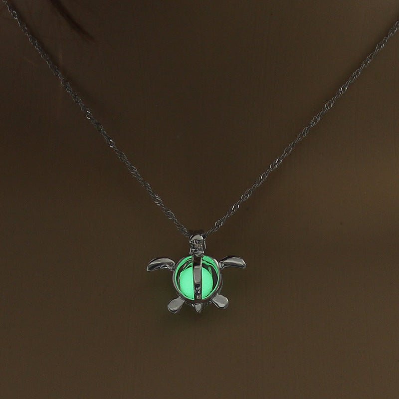 Fashion Moon Natural Glowing Stone Healing Necklace - SEEMS Lifestyle