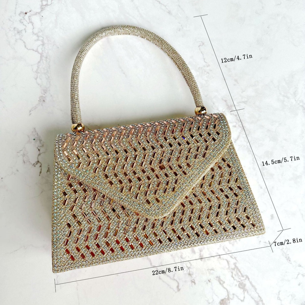 Ladies Hand Bag New Rhinestone Dinner - SEEMS Lifestyle