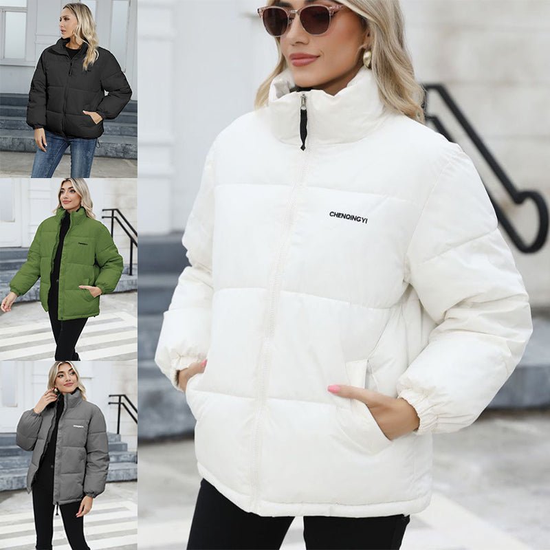Winter Coat Women Casual Windproof Down Cotton Coat - SEEMS Lifestyle