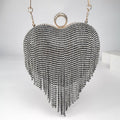 Women's Tassel Inlaid Diamond Handbag - SEEMS Lifestyle
